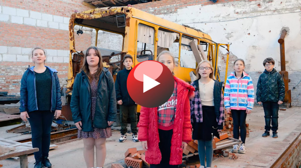 Thumbnail for the How Great Thou Art video performed by some of the children at the Centre
