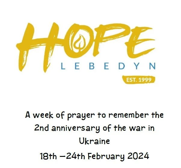 The prayer guide to help you with prayer points during the February 2024 week of prayer for Ukraine