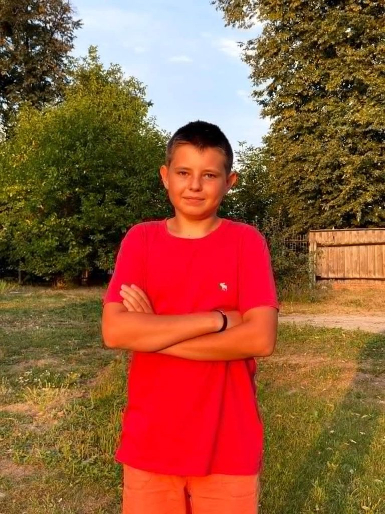 A photo of Bohdan who became a Christian at the recent teen camp